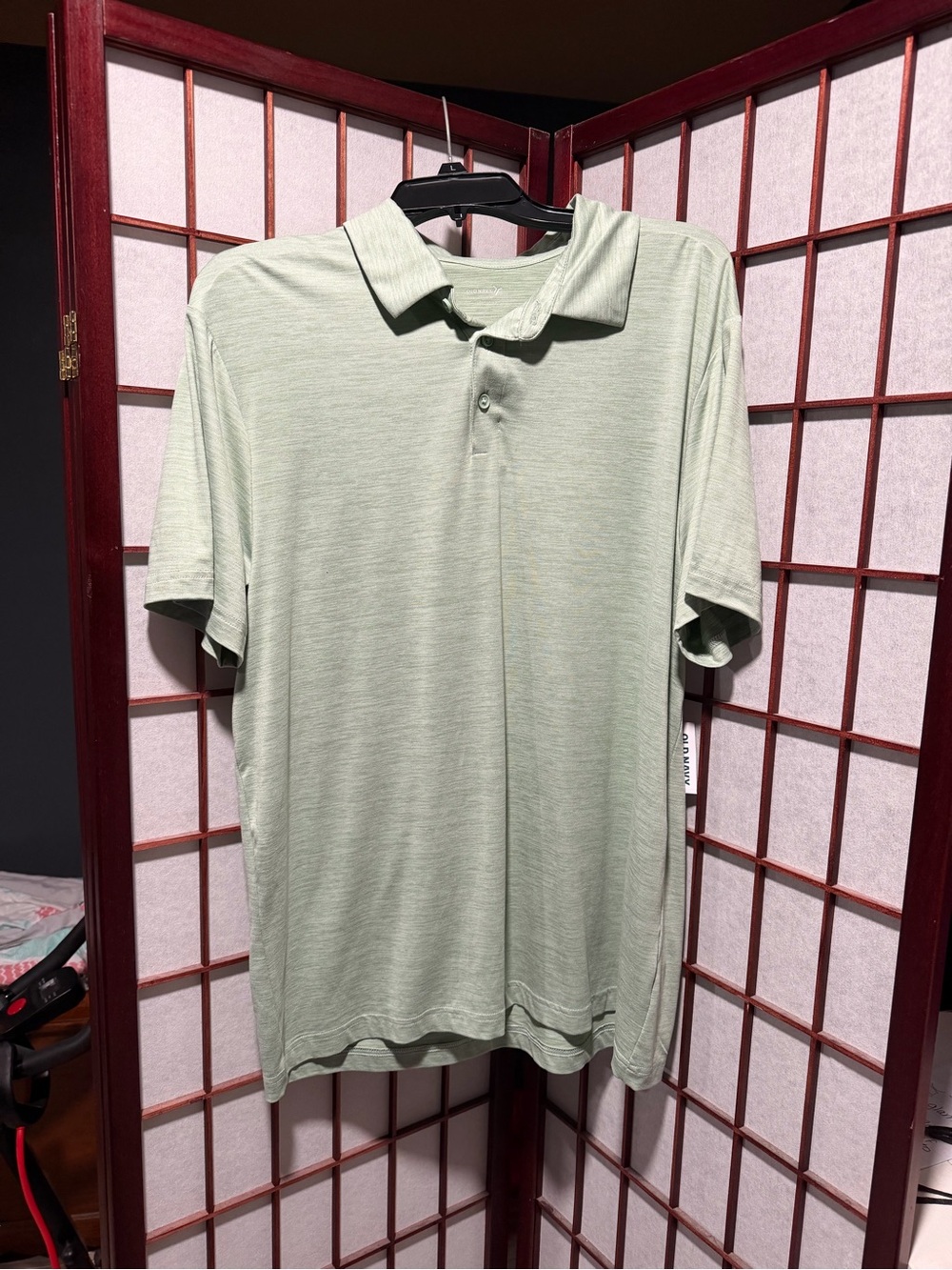 Old Navy Active Men's Classic Light Green Polo Shirt